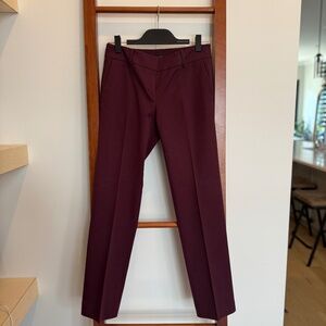 Ann Taylor Factory Slim Ankle Pants – Maroon – Size 0
